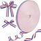 Red White and Blue Ribbon Patriotic Striped Grosgrain Wrapping for Crafts 4th of July Decorations